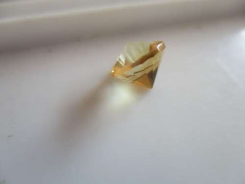 8.00 mm Round Fancy cut Citrine 1.85 ct