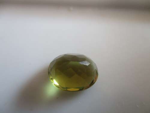 2.61 ct Lemon Quartz Facy cut 10.00 x 8.00mm oval