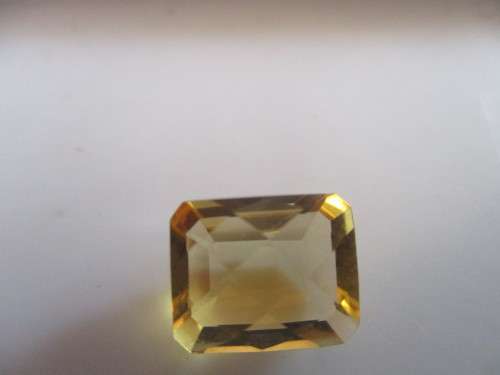 2.80 cts. CITRINE FANCY CUT  Emerald  Shape 10.00 x 8.00 mm