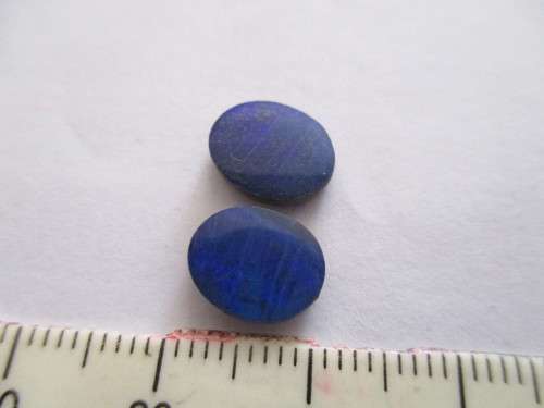 2piece 10.00 x 8.00mm Genuine Opal Doublet T.W 3.92ct