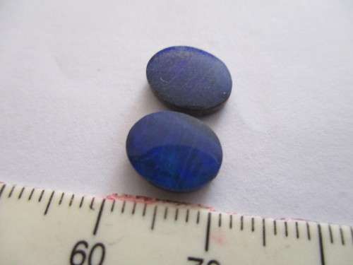 2piece 10.00 x 8.00mm Genuine Opal Doublet T.W 3.92ct