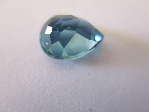 11.00 x 9.00 mm Pear cut Blue Topaz 4.16 ct.