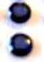 2 pieces 3.00mm Round cut Blue sapphire 0.32 ct.