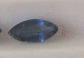 2Pieces 6.00 x 3. 00mm Marquise cut Natural Blue Sapphires 0.66 cts