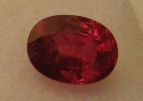 4.50 x 3.50mm Oval cut Ruby 0.33ct