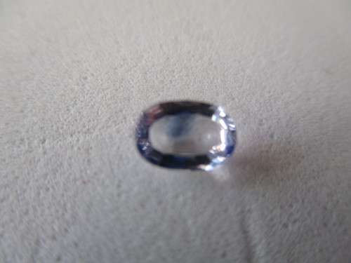 6.10 x 4.10mm Oval cut Genuine Pink -Bluish Sapphire 0.60ct.