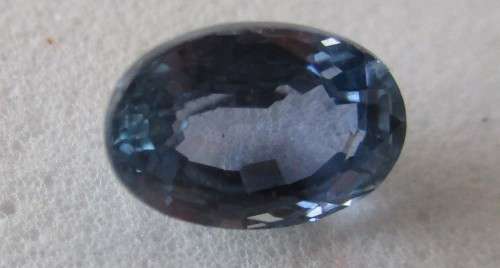 6 x 4 mm Oval cut Blue Sapphire 0.77ct.