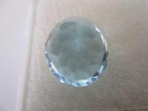 6.74ct . Blue Topaz Oval Cushion cut  12.00 x 10.00mm