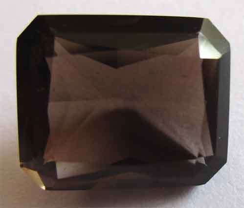 12.00 x 10.00mm Emerald cut Smoky Quartz 5.30ct