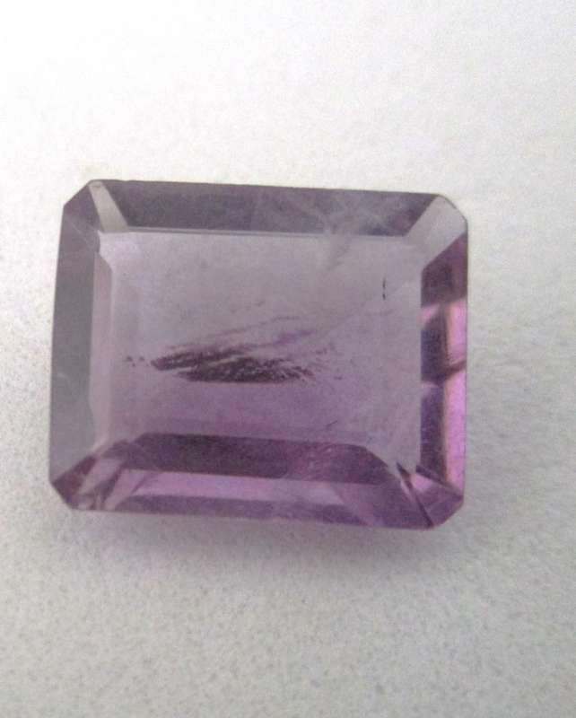 12.00 x 10.00 mm Emerald cut Amethyst 4.57 ct