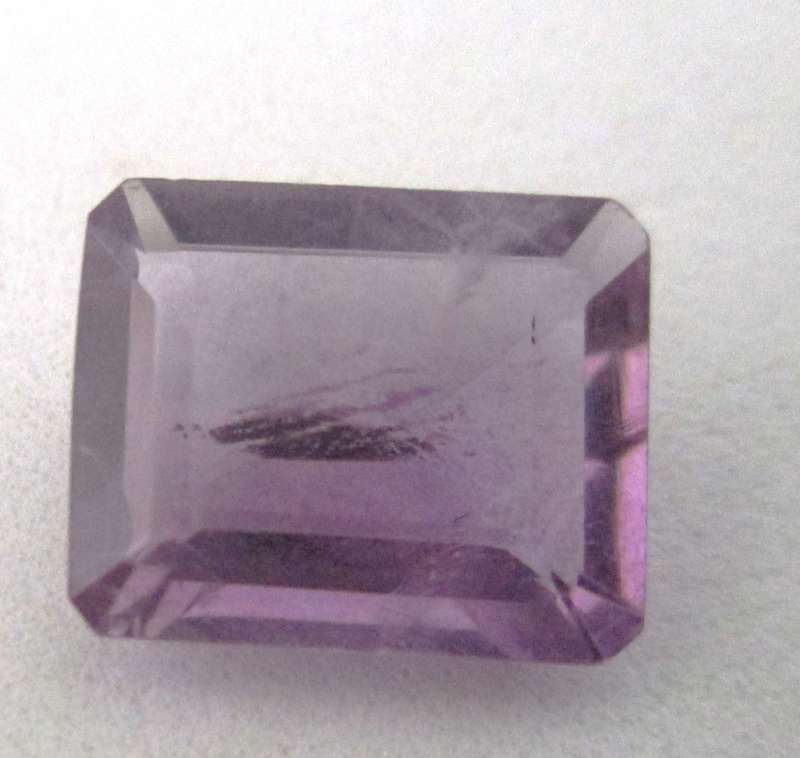 12.00 x 10.00 mm Emerald cut Amethyst 4.57 ct