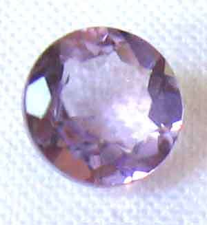 4.75 mm Round cut Amethyst 0.42 cts.