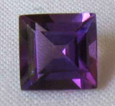 6.20 x 6.20 mm Square cut Amethyst 1.09 cts.