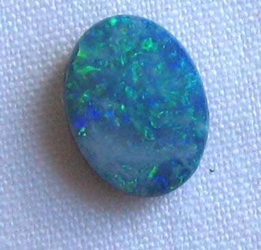 Genuine 9.00 x 7.00 mm Oval Doublet- Australian Opal 1.67 ct.