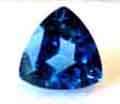 6.00 mm Trillion cut London Blue topaz 0.71 ct