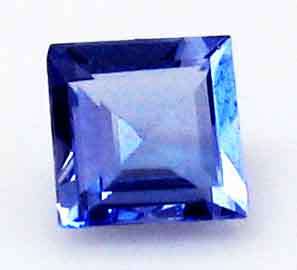 4.20 x 4.20 mm Square cut Tanzanite, 0.45 ct