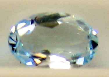 7.30 x 5.40 mm Oval cut Aquamarine 0.85 cts