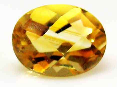 9.00 x 7.00 mm Oval - faceted cut Citrine 1.48 cts.