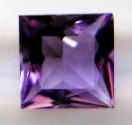 8.00 x 8.00 mm Square cut  Garnet  Amethyst 2.22 cts.
