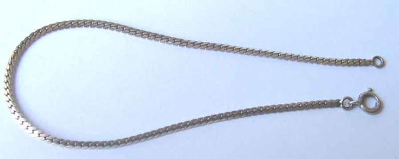 Solid 925 -Sterling Silver  Chain Bracelet