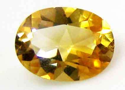 8.10 x 6.20 mm Oval cut Genuine Citrine  1.26cts
