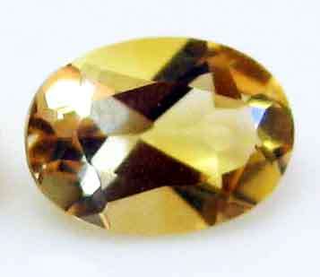 9.00 x 7.00  mm Oval- faceted cut Citrine 1.92 cts.