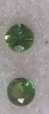 2.00 mm round cut  Tsavorite, T. W. 0.09 cts. price/ piece]
