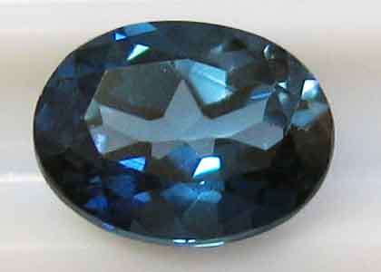 8.00 x 6.10 mm Oval cut  '' London'' Blue Topaz  1.61cts.