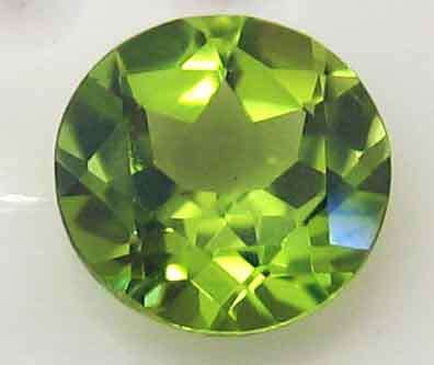 7.10 mm Round Peridot 1.46 cts