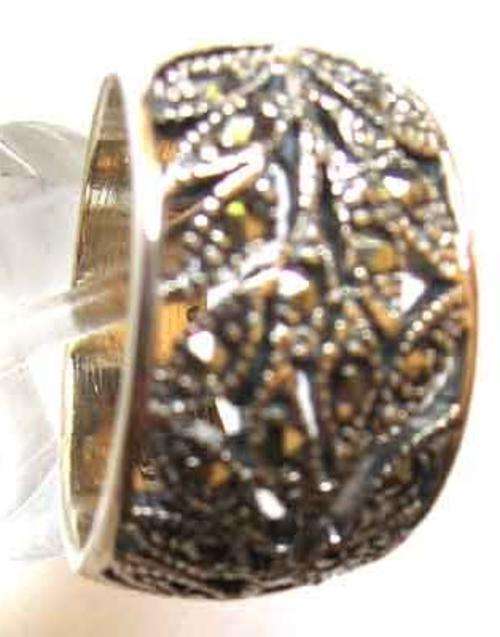 Beautiful  -Sterling Silver  and Marcasite  - Ring