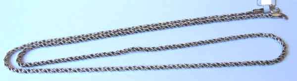 Sterling Silver  - Style or pop corn " Chain 55cm L.