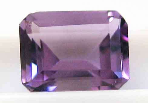 8.00 x 6.00 mm Emerald- faceted cut  Amethyst  1.48 cts.