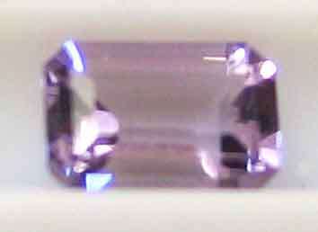 6.00 x 4.00 mm emerald cut Amethyst .44ct
