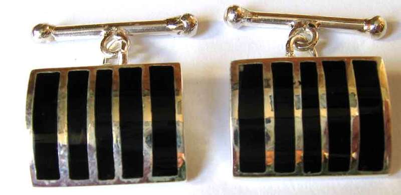 Elegant Sterling Silver Cufflinks