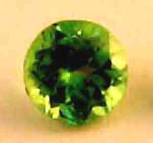 4.00 mm Round cut Genuine Tsavorite Garnet 0.34 ct.