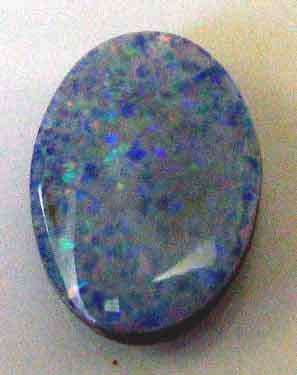 14.00 x 10.00 mm Oval cut Doublet Opal 4.12 ct.