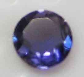 GOOD QUALITY, 7.00 MM ROUND CUT IOLITE 0.76 CT.