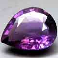 13.80 x 11.10 mm Pear cut  -Amethyst 5.13 ct.