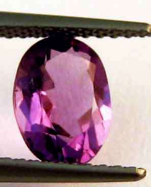 6.00 x 4.00 mm Oval faceted cut Amethyst 0.45 ct.