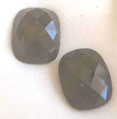 1 lot, 2 pieces 10.00 x 8.00 mm Oval faceted cut Smoky topaz , T. W. 5.50 ct.