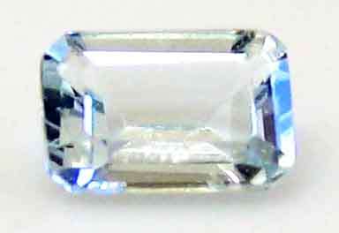 6.00 X 4.00 MM OCTAGONAL CUT AQUAMARINE 0.58CT.
