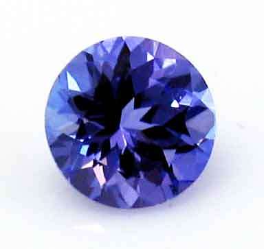 3.00 mm Round cut Tanzanite 0.12 ct.