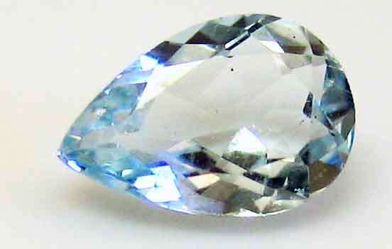 8.00 X 5.00 MM PEAR CUT AQUAMARINE 0.71 CT.