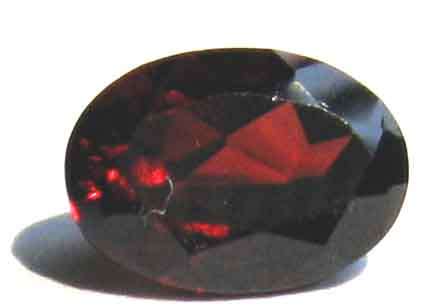 8.10 X 6.10 mm OVAL FACET cut Garnet 2.03 ct.