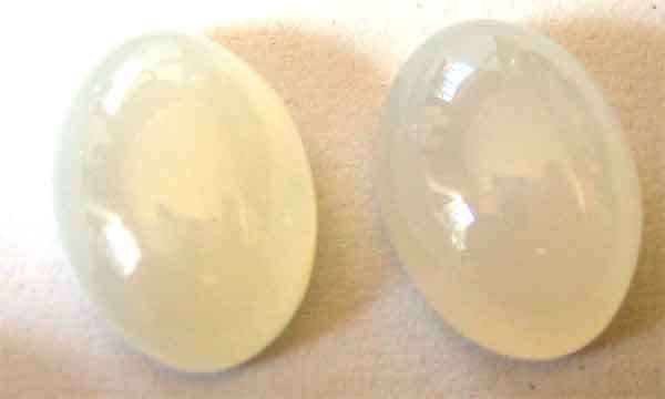 2 PIECES of 9.00 X 7.00 MM OVAL  CUT MOONSTONES  4.47 CT.