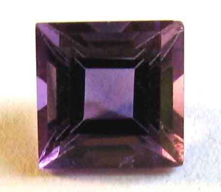 7.10 x 7.10 mm SQUARE , GENUINE AMETHYST  1.43 CT.