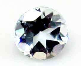 5.00 MM ROUND CUT AQUAMARINE 0.41 CT.