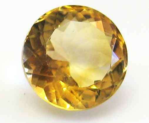 10.00 MM ROUND  CUT , CITRINE 4.02 CT.