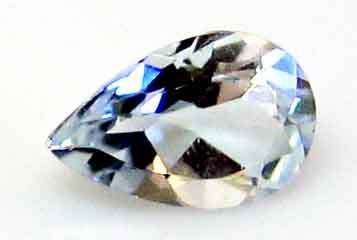 6.00 X 3.90 MM PEAR CUT , AQUAMARINE 0.36 CT.