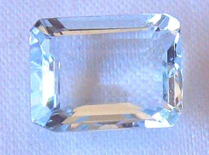 9.00 x 7,00 mm Genuine Octagonal cut Aquamarine, 1.82 cts.